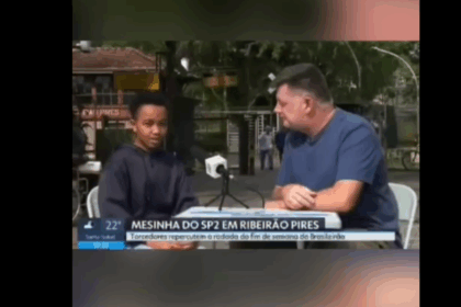 Renato Peters comanda quadro do SP2 em frente à estação de Ribeirão Pires e movimenta torcedores