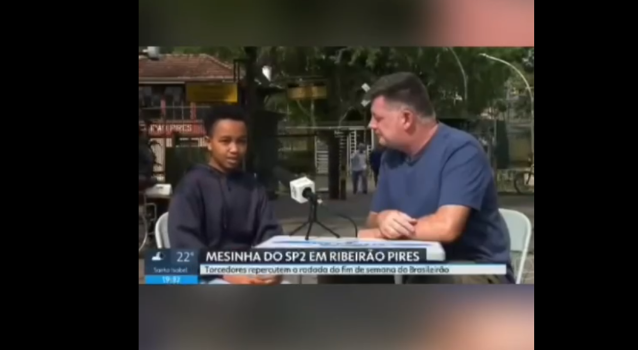 Renato Peters comanda quadro do SP2 em frente à estação de Ribeirão Pires e movimenta torcedores