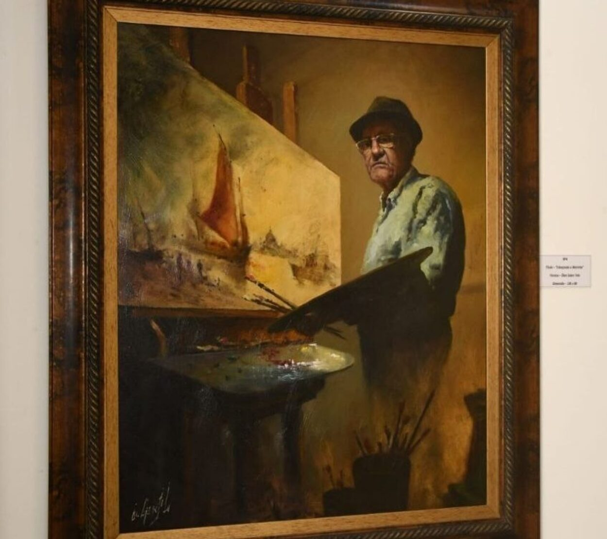 Casa do Olhar recebe exposição do pintor impressionista Carmelo Gentil em Santo André.