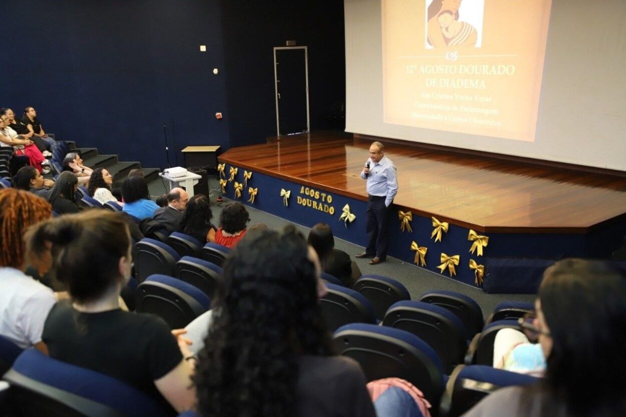 UBSs e Viva+ promoveram encontros com orientações sobre gestação, amamentação e cuidados com o bebê em Diadema 