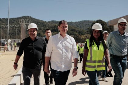 Tarcísio visita obras do Rodoanel Norte e detalha investimentos em infraestrutura para os próximos quatro anos