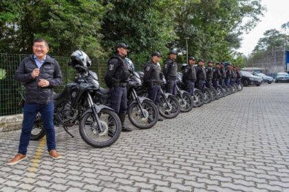 GCM de Diadema amplia frota com 12 novas motocicletas