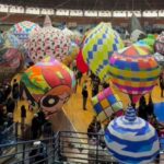 Festival de Pipas e exposição de balões sem fogo agitam o ginásio poliesportivo neste feriado