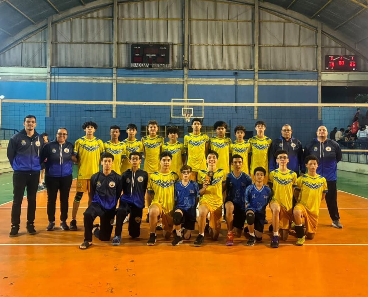 Diadema vence Quadrangular de Voleibol masculino Sub–15