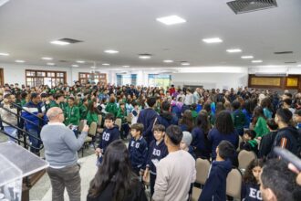 São Caetano revive tempos áureos e realiza abertura dos Jogos Escolares com 300 pessoas entre alunos e professores