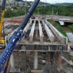 Viaduto Estaiado: Prefeitura conclui içamento das 12 vigas da maior obra da história de Ribeirão Pires nesta quarta-feira (16)