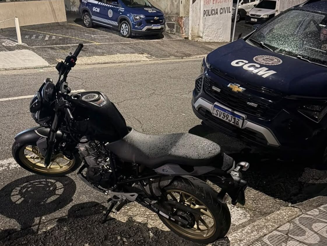 GCM de Mauá recupera motocicleta furtada no Jardim Oratório