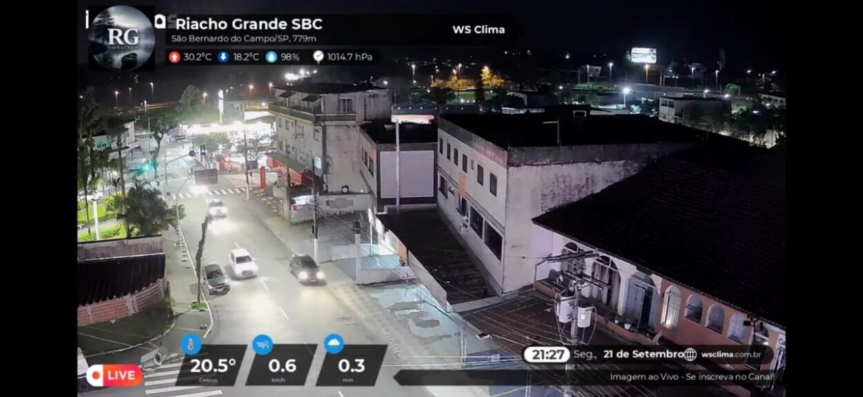 Riacho Grande ganha câmeras com transmissão ao vivo 24 horas no YouTube