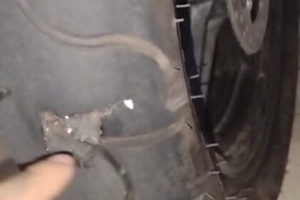 Motocicleta de trabalhador é alvo de vandalismo em frente ao Outlet Imigrantes em São Bernardo
