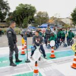 Polícia Militar realiza Operação Setembro Amarelo de Educação no Trânsito no Parque Linear Kennedy