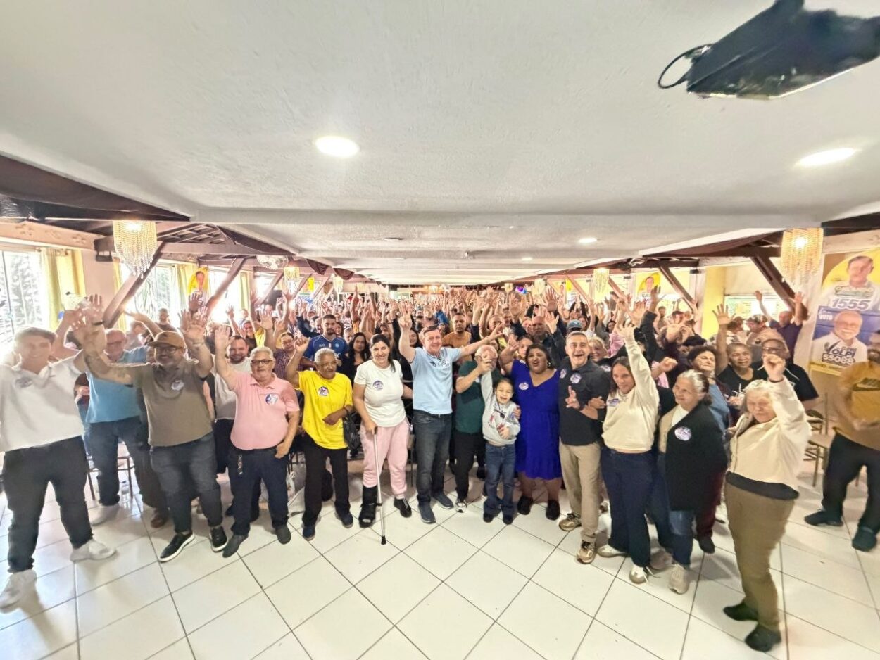 Orlando Morando e Clovis Volpi reúnem mais de 300 pessoas em Mauá