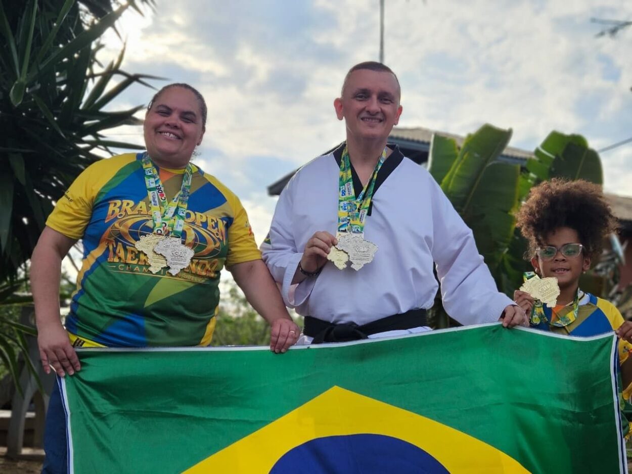 Atletas de Ribeirão Pires conquistam três ouros e duas pratas no Campeonato de Taekwondo e ParaTaekwondo