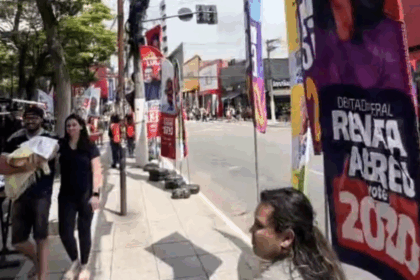 Movimentação na Rua Marechal Deodoro e Praça da Matriz marca reta final de campanha eleitoral em São Bernardo do Campo