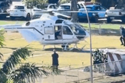 Helicóptero pousa na Volkswagen na manhã em que Lula vota em São Bernardo