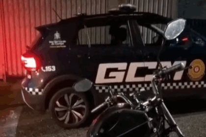 GCM recupera moto roubada na Vila São Pedro, em São Bernardo