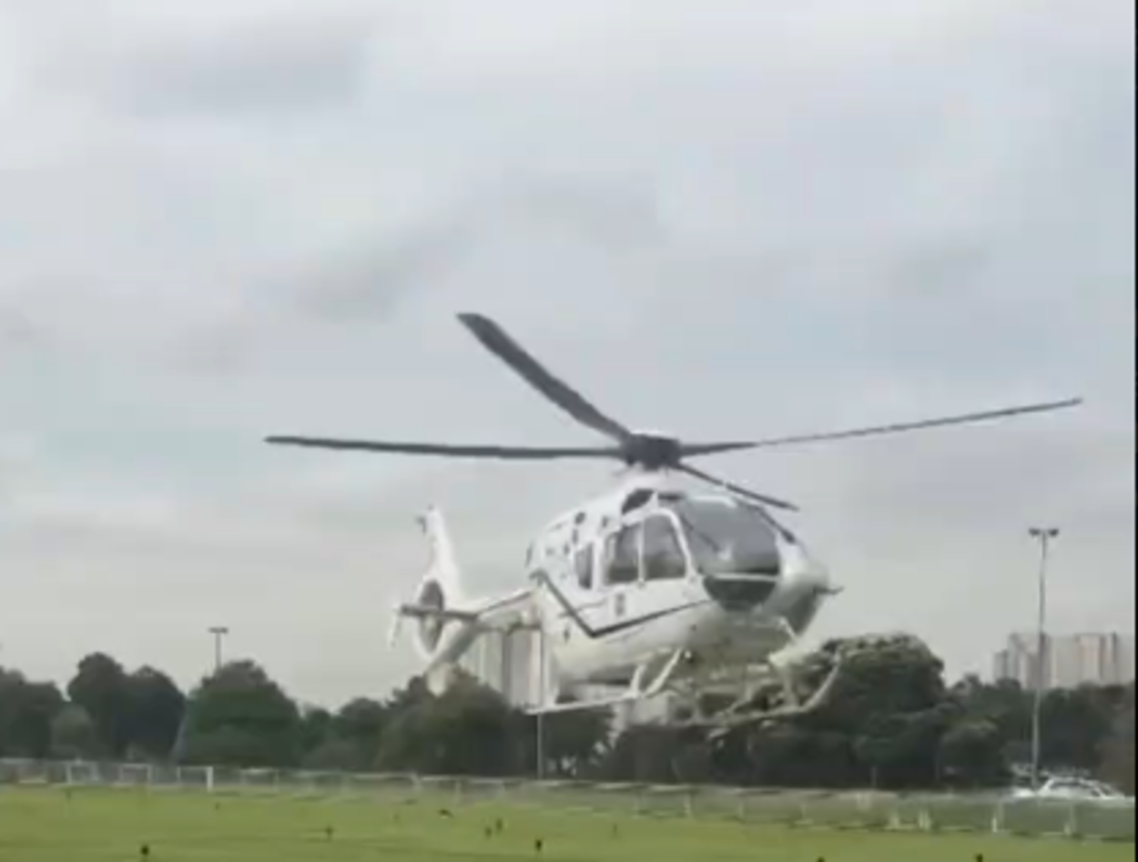 Helicópteros da Força Aérea e do Exército pousam na Volkswagen em São Bernardo às vésperas do segundo turno
