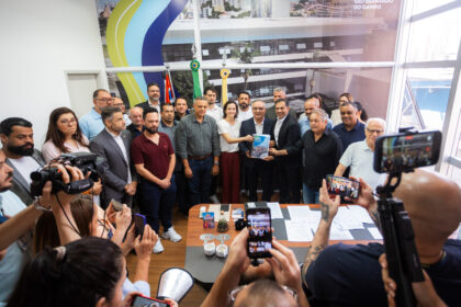 Marcelo Lima na Câmara com vereadores