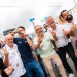 Na reta final da campanha, Julinho Fuzari realiza caminhada na Avenida Prestes Maia em São Bernardo