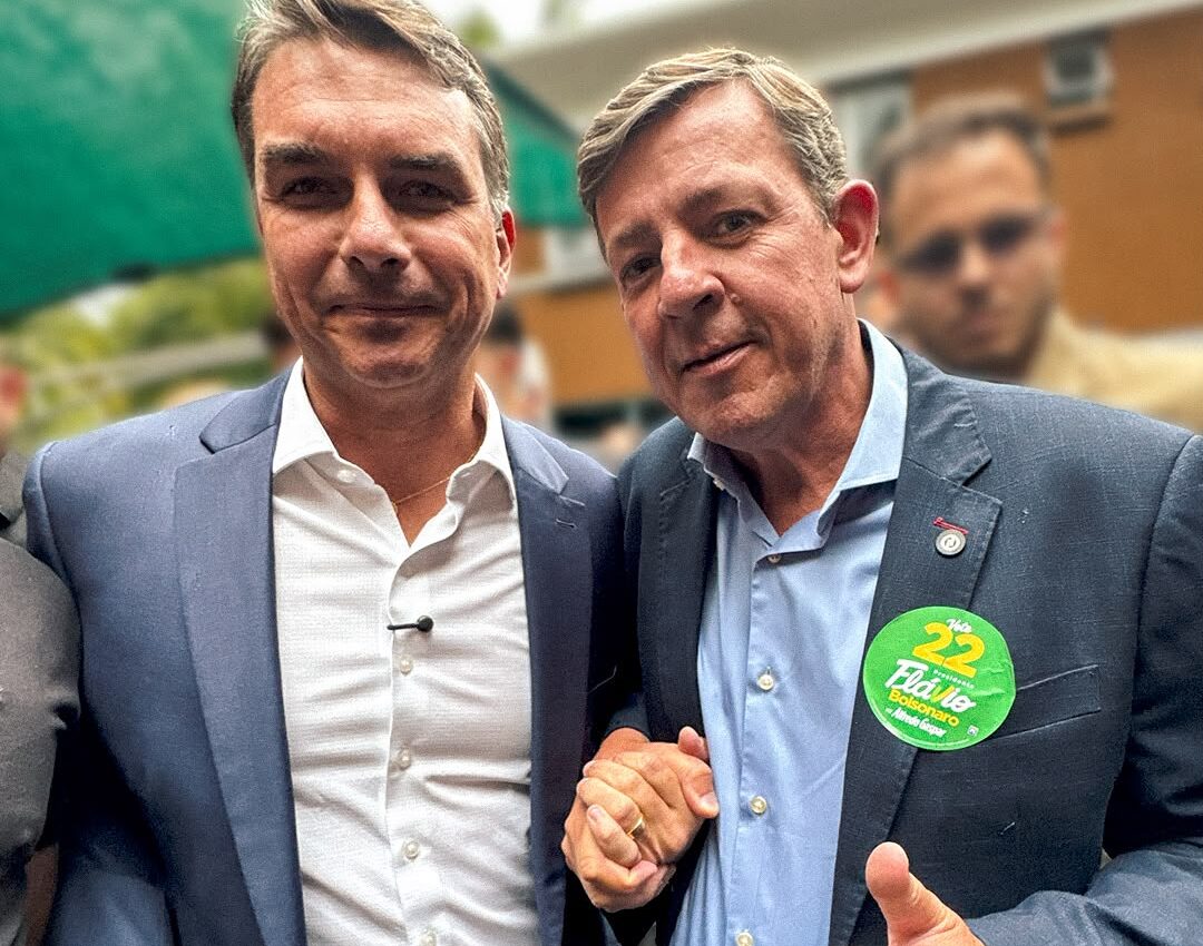 primeiro suplente de deputado federal pelo MDB, Orlando Morando, declarou apoio a Flávio Bolsonaro (PL) no segundo turno da eleição presidencial,