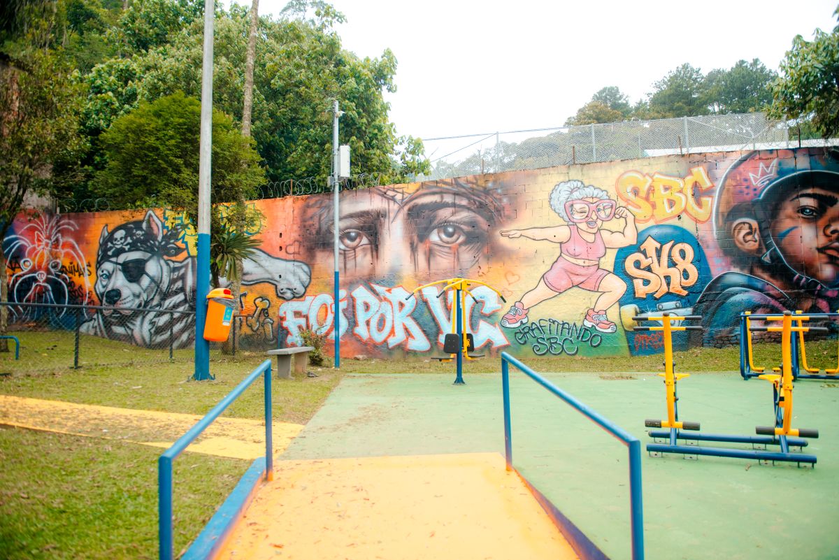 'Grafitando SBC' transforma zeladoria urbana em arte e fortalece cuidado com São Bernardo