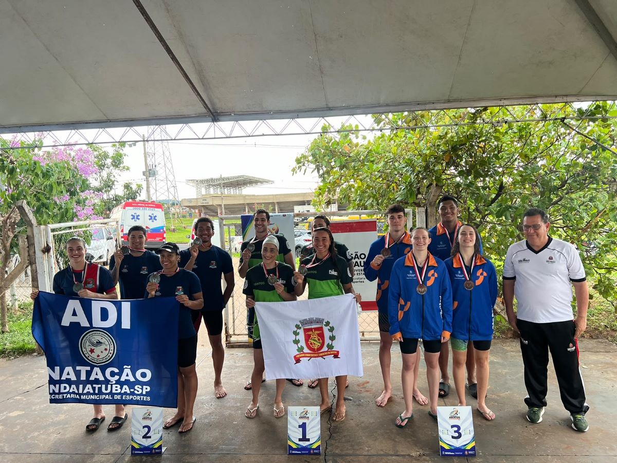 Natação de São Bernardo abre primeiro dia de competição nos Jogos Abertos com 9 medalhas