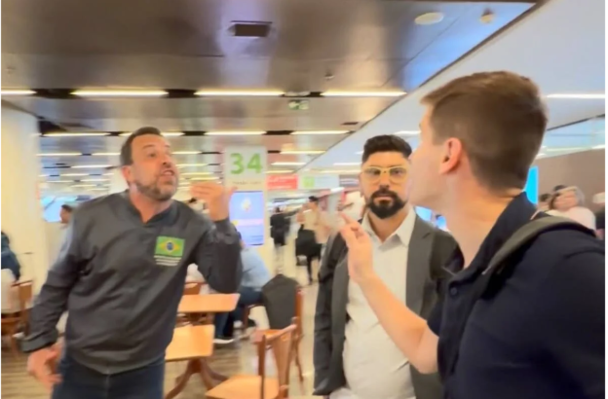 Pavanato e Boulos trocam ofensas em aeroporto após provocação sobre resultado eleitoral