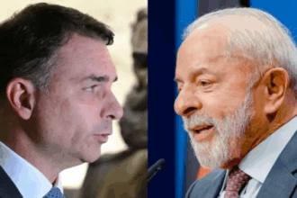 “Vou para esfregar a verdade na sua cara”, diz Flávio Bolsonaro ao confirmar debate contra Lula