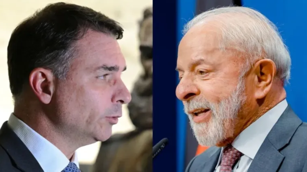“Vou para esfregar a verdade na sua cara”, diz Flávio Bolsonaro ao confirmar debate contra Lula