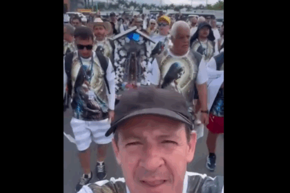 Após 130 km de Caminhada, Orlando Morando Conclui Romaria a Aparecida do Norte
