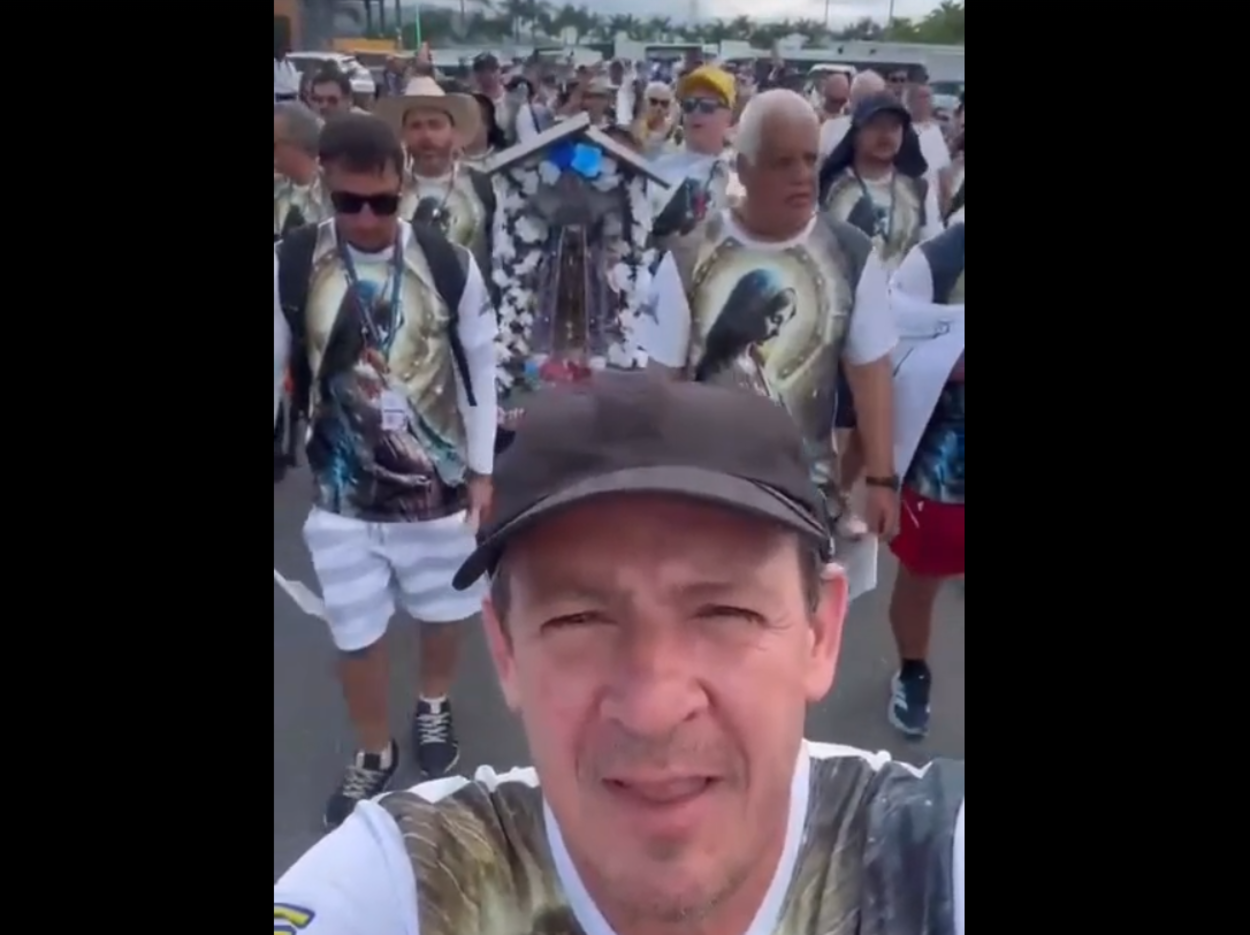 Após 130 km de Caminhada, Orlando Morando Conclui Romaria a Aparecida do Norte