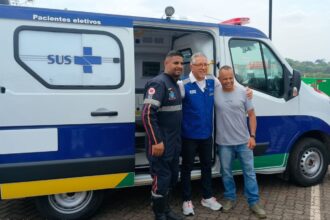 Mauá recebe nova ambulância do governo federal para ampliar transporte de pacientes pelo SUS