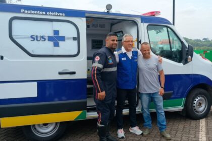 Mauá recebe nova ambulância do governo federal para ampliar transporte de pacientes pelo SUS