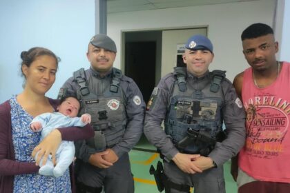 Polícia Militar socorre recém-nascido engasgado durante patrulhamento em Rio Grande da Serra