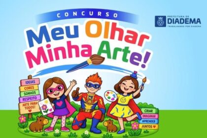 População já pode eleger os melhores desenhos para estampar material escolar de Diadema