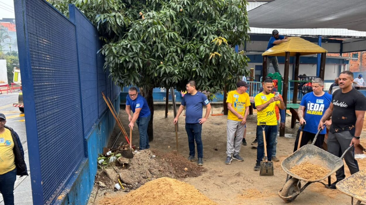 s trabalhos incluíram serviços de limpeza, pintura, jardinagem, paisagismo, sinalização e revisão das instalações elétricas e hidráulicas