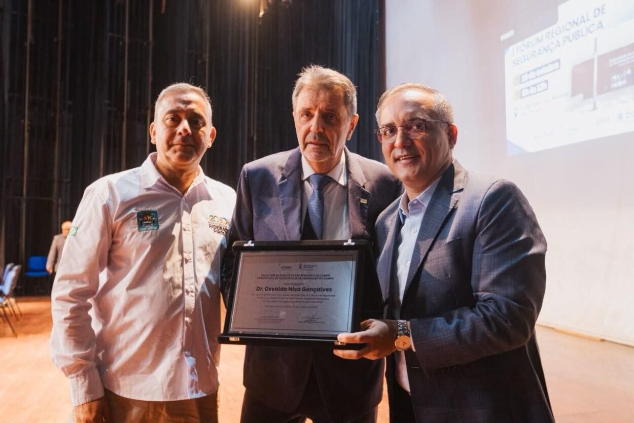 programação contou com apresentações do secretário de Segurança Pública do Estado de São Paulo, Osvaldo Nico Gonçalves