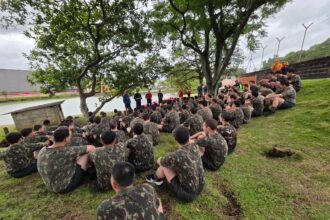 Defesa Civil de São Caetano capacita atiradores do Tiro de Guerra para atuação em situações de chuvas intensas